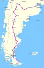 Parcours Buenos-Aire-Ushuaia