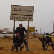 Arrivée à Tan-tan Maroc 